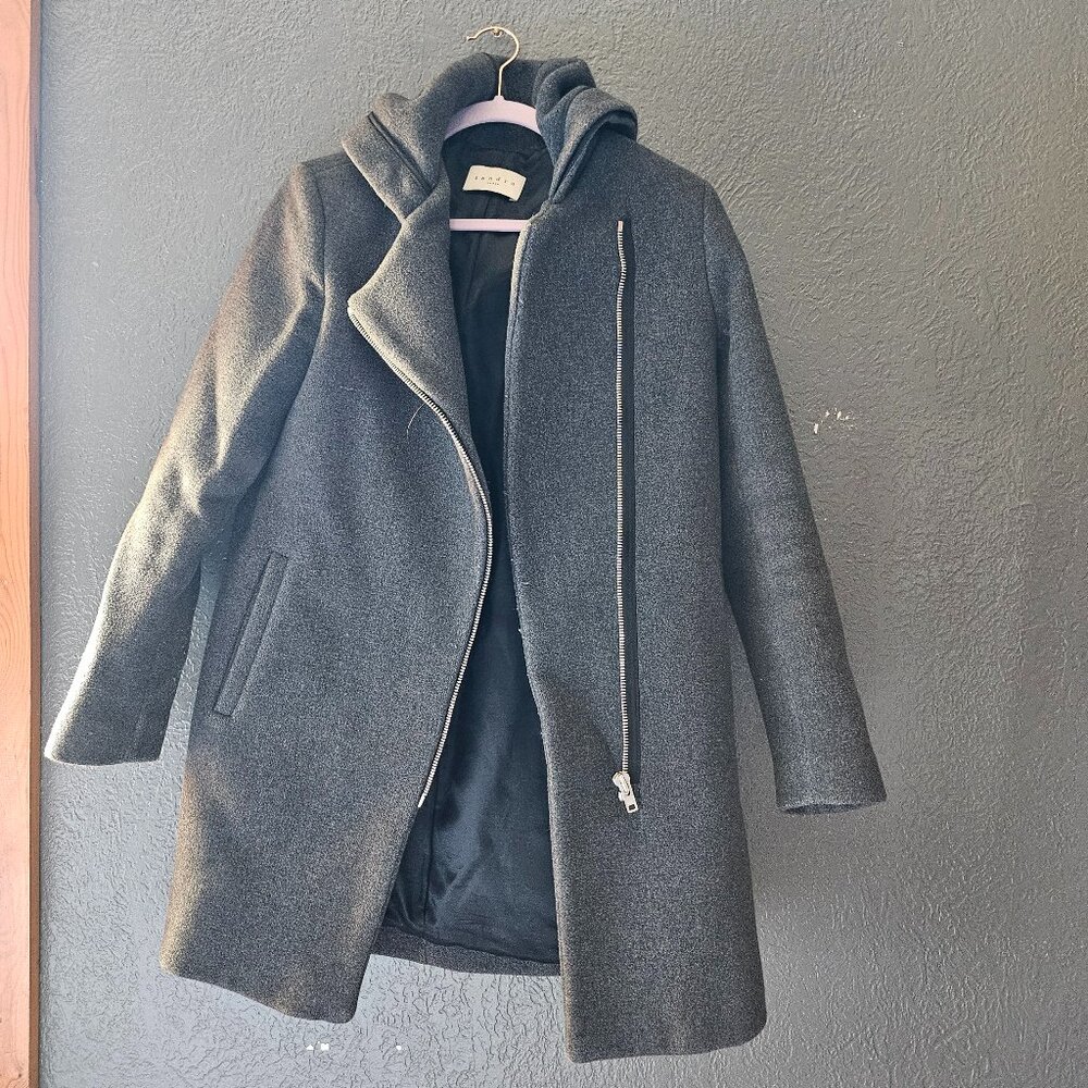 Sandro Gray Coat
